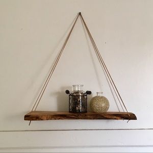 wooden shelf